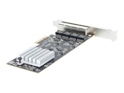 StarTech.com 4-Port 2.5Gbps NBASE-T PCIe Intel I225-V Network Card, PR42GI-NETWORK-CARD, 41644574, Network Adapters & NICs