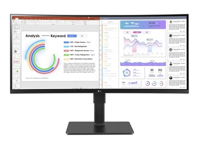 LG Open Box 34 BQ77QE-B WQHD LED-LCD Ultrawide Curved Monitor, 34BQ77QE-B                    , 42109208, Monitors