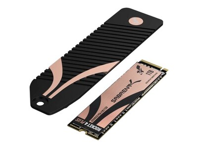 Sabrent 1TB Rocket 4 Plus NVMe 4.0 Gen4 PCIe M.2 2280 Internal Solid State Drive for PS5 Console w  Heatsink, SB-RKT4P-PSHS-1TB             , 41939832, Solid State Drives - Internal