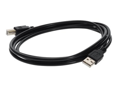 AddOn USB 2.0 (A) Male to USB 2.0 (B) Male Cable, Black, 9m, USBEXTAB9M, 41059656, Cables