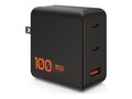 Urban Armor 100W Wall Charger w  3-Port 2x USB-C and 1x USB-A - Black, 9B443211V4040                 , 42016833, Battery Chargers