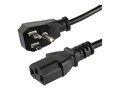 StarTech.com Flat 5-15P to C13 18AWG Computer TV PV Power Cord, 10ft, PXTF10110, 35809563, Power Cords