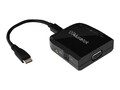 Aluratek HDMI 1080p to VGA M F Adapter with Audio, Black, AHV100F, 32902463, Adapters & Port Converters