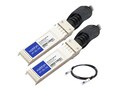 AddOn 10Gbase SFP+ Passive Copper Twinax Cable, 3m, SFP-H10GB-CU3M-AO, 15196430, Cables