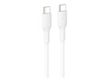 Belkin BoostCharge 60W USB-C to USB-C Cable, White, 1m, CAB023FQ1MWH, 42078477, Cables Belkin BoostCharge 60W USB-C to USB-C Cable, White, 1m, CAB023FQ1MWH, 42078477, Cables