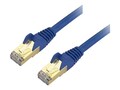 StarTech.com CAT6a 10 GbE Shielded Snagless RJ45 100W PoE Ethernet Patch Cable, Blue, 30ft, C6ASPAT30BL, 34175407, Cables StarTech.com CAT6a 10 GbE Shielded Snagless RJ45 100W PoE Ethernet Patch Cable, Blue, 30ft, C6ASPAT30BL, 34175407, Cables