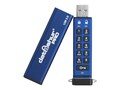 iStorage 64GB datAshur PRO 256-bit USB 3.0 Secure Encrypted Flash Drive, IS-FL-DA3-256-64, 41510333, Flash Drives