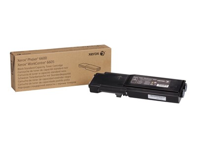 Xerox Black Standard Capacity Toner Cartridge for Phaser 6600 & WorkCentre 6605 Series, 106R02244, 14736297, Toner and Imaging Components - OEM