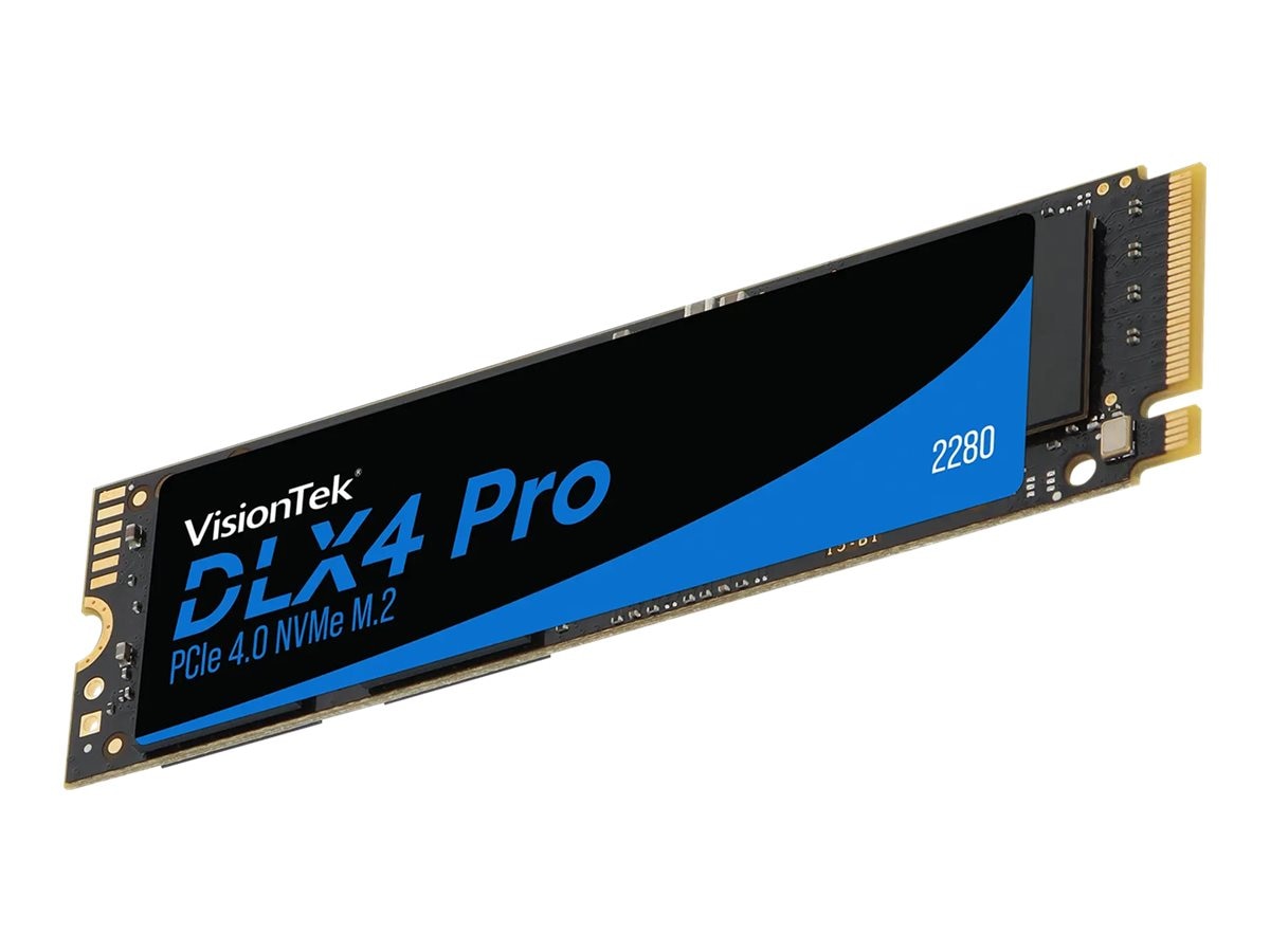 VisionTek 4TB DLX4 Pro PCIe 4.0 x4 NVMe M.2 2280 Internal Solid