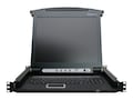 IOGEAR 17 LCD Combo Console, Front Panel LEDs, GCL1800, 11066275, KVM Displays & Accessories