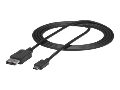 StarTech.com 4K 60Hz TB3 USB C to DisplayPort 1.2  Adapter Cable, Black, 6ft, CDP2DPMM6B, 31958191, Cables