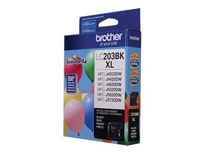 Brother Black LC203BK High Yield Ink Cartridge, LC203BK, 17539504, Ink Cartridges & Ink Refill Kits - OEM Brother Black LC203BK High Yield Ink Cartridge, LC203BK, 17539504, Ink Cartridges & Ink Refill Kits - OEM