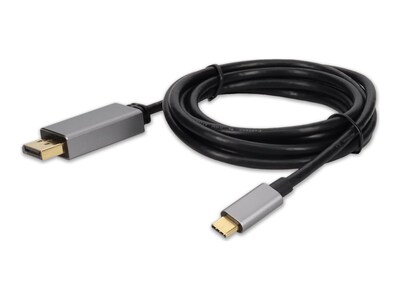 AddOn USB-C Male to DisplayPort Male Adapter Cable with Aluminum Housing, 6ft, USBC2DPMMAL-AA, 38126231, Cables