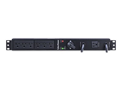 CyberPower Maintenance Bypass PDU 100-120VAC 15A (2) NEMA 5-15P Input, (6) 5-15R Outlets, MBP15A6, 30722101, Power Distribution Units