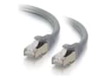 C2G Cat6a Snagless Shielded (STP) Network Patch Cable - Gray, 3ft, 00640, 16193361, Cables C2G Cat6a Snagless Shielded (STP) Network Patch Cable - Gray, 3ft, 00640, 16193361, Cables