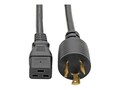 Tripp Lite 14ft. Cable 12AWG Heavy Duty-P S C19 to L6-20P, P040-014, 13173787, Power Cords