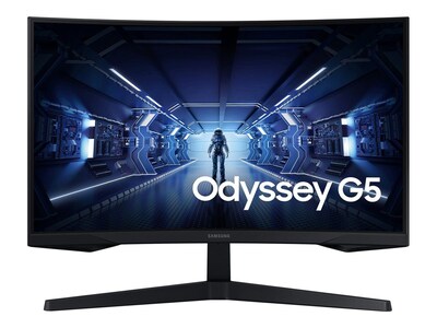 Samsung 34 Odyssey G55T WQHD LED-LCD HDR Curved Monitor, C34G55TWWN                    , 41953271, Monitors - Large Format - Touchscreen