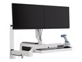 Ergotron CareFit Combo Dual Monitor Kit, White, 98-650-251, 41700181, Cart & Wall Station Accessories Ergotron CareFit Combo Dual Monitor Kit, White, 98-650-251, 41700181, Cart & Wall Station Accessories