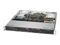 Supermicro Barebones, SuperServer 5019S-M 1U RM E3-1200 v5 Family Max.64GB DDR4 4x3.5 HS Bays PCIe 2xGbE 350W, SYS-5019S-M, 31434805, Barebones Systems