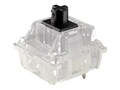 Cherry MX RGB Keyswitch, SPST-NO, 60 cN, Black Keystem, PCB Mount, MX2A-11NB                     , 41994003, Cables