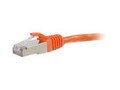C2G Cat6 Snagless Shielded (STP) Network Patch Cable, Orange, 8ft, 00883, 16195261, Cables C2G Cat6 Snagless Shielded (STP) Network Patch Cable, Orange, 8ft, 00883, 16195261, Cables