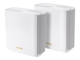 Asus ZENWIFI AX 2PK WHITE Main Image from Right-angle