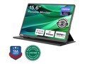 Plugable USB-C Portable Monitor w  Protective Case+Stand, 100W Pass-Thru Charging, USBC-PDMON                    , 41841490, Monitors