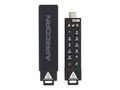 Apricorn 8GB Aegis Secure Key 3 NXC 256-Bit Hardware-Encrypted USB 3.2 Type C Flash Drive, ASK3-NXC-8GB, 41186091, Flash Drives Apricorn 8GB Aegis Secure Key 3 NXC 256-Bit Hardware-Encrypted USB 3.2 Type C Flash Drive, ASK3-NXC-8GB, 41186091, Flash Drives