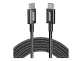 Anker USB-C to USB-C 100W Cable, Black, 10ft, A8758011, 41640329, Cables Anker USB-C to USB-C 100W Cable, Black, 10ft, A8758011, 41640329, Cables
