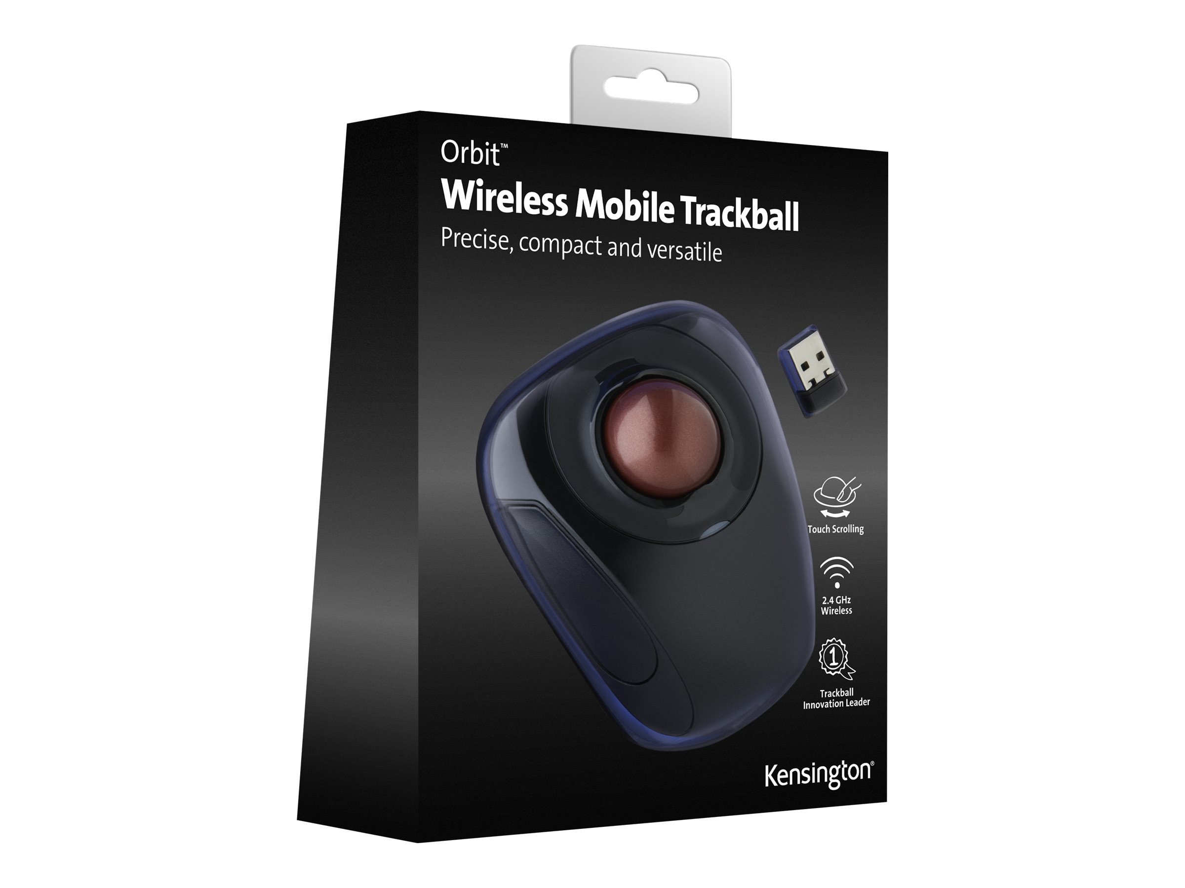 Kensington Wireless Orbit Trackball Mouse 2.4GHz Nano Receiver