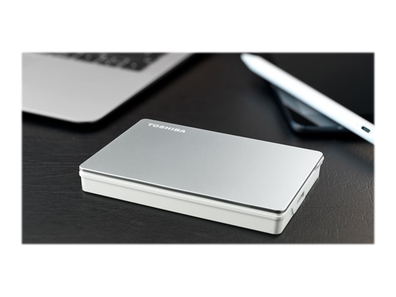  Toshiba Canvio Flex 2TB Portable External Hard Drive USB-C USB  3.0, Silver for PC, Mac, & Tablet - HDTX120XSCAA : Electronics