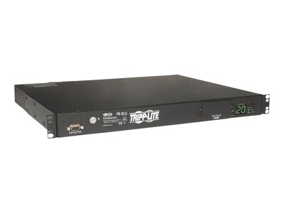 Tripp Lite PDU Metered ATS 200V-240V 20A (2) C20 Inputs (8) C13 (2) C19 Horizontal 1U RM, PDUMH20HVAT, 14708456, Power Distribution Units