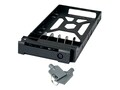 QNAP 2.5 HDD TRAY WITH KEY LOCK AND, TRAY-25-BLK01                 , 41962488, Hard Drive Enclosures - Single