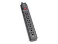 Tripp Lite Protect It! 6-Outlet Surge Protector, 15ft Cord, 790 Joules, Black, TLP615B, 30540631, Surge Suppressors