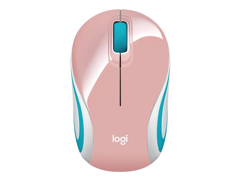 Pink Logitech Blossom Ultra M187 (910-005364) Wireless Portable Mouse,