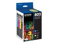 Epson Black & Color T802 DURABrite Ultra Standard Capacity Ink Cartridges (4-pack), T802120-BCS, 34341137, Ink Cartridges & Ink Refill Kits - OEM Epson Black & Color T802 DURABrite Ultra Standard Capacity Ink Cartridges (4-pack), T802120-BCS, 34341137, Ink Cartridges & Ink Refill Kits - OEM