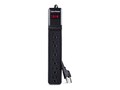CyberPower Essential Series Surge Protector 900 Joules (6) Outlets 6ft Cord, CSB606, 16327737, Surge Suppressors