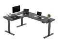 Loctek E7L  STANDING, L-SHAPE, BLACK, E7LB557624BLK, 41780572, Furniture - Miscellaneous