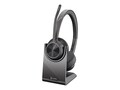 HP Poly Voyager 4320-M Microsoft Teams Certified USB-C Headset w  BT700 Dongle & Charge Stand, 77Z32AA, 41715485, Headsets (w/ microphone)