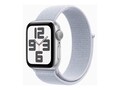 Apple Watch SE GPS 40mm Silver Aluminum Case with Blue Cloud Sport Loop, MXEE3LL/A                     , 41838514, Wearable Technology - Apple Watch Series 6-7
