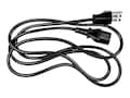 RocStor Standard Computer Power Cord NEMA 5-15P to C13, Black, 6ft, Y10C111-B1, 31209114, Power Cords