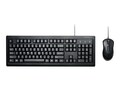 Kensington Keyboard for Life Desktop Set, Wired USB, K72436AM, 14993904, Keyboard/Mouse Combinations