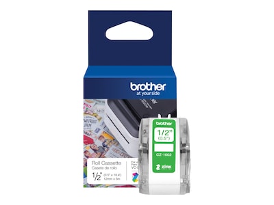 Brother .5 x 16.4' CZ-1002 Label Roll w ZINK Zero Ink Technology , CZ-1002, 36635825, Paper, Labels & Other Print Media Brother .5 x 16.4' CZ-1002 Label Roll w ZINK Zero Ink Technology , CZ-1002, 36635825, Paper, Labels & Other Print Media