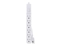 CyberPower Power Strip (6) Outlets 2ft Cord, White (2-pack), MP1044NN, 32398172, Power Strips CyberPower Power Strip (6) Outlets 2ft Cord, White (2-pack), MP1044NN, 32398172, Power Strips