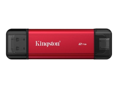 Kingston 2TB Dual USB 3.2 Gen 2 Type-A & Type-C Portable Solid State Drive, SPSD/2TB , 42077837, Solid State Drives - External Kingston 2TB Dual USB 3.2 Gen 2 Type-A & Type-C Portable Solid State Drive, SPSD/2TB , 42077837, Solid State Drives - External