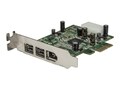 StarTech.com 3 Port 2b 1a Low Profile 1394 PCI Express FireWire Card, PEX1394B3LP, 11075139, Controller Cards & I/O Boards