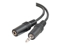 C2G Stereo Audio Extension Cable, 3.5mm (M-F), 6ft, 40407, 10724862, Cables C2G Stereo Audio Extension Cable, 3.5mm (M-F), 6ft, 40407, 10724862, Cables