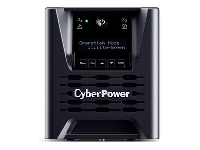 CyberPower 750VA 750W Smart App Sinewave UPS w  6x NEMA 5-15R, PR750LCD3C, 41624766, Battery Backup/UPS