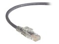 Black Box GigaTrue 3 CAT6 550MHz Lockable Patch Cable, Gray, 20ft, C6PC70-GY-20, 32887937, Cables
