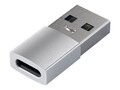 Satechi USB-A To USB-C Adapter -Silver, ST-TAUCS, 41601432, Monitor & Display Accessories